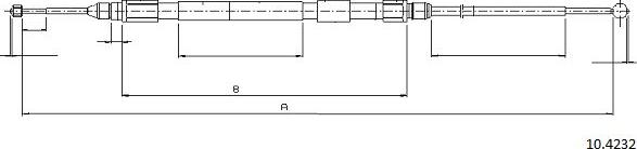 Cabor 10.4232 - Cavo comando, Freno stazionamento autozon.pro