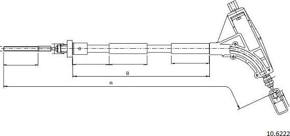 Cabor 10.6222 - Cavo comando, Freno stazionamento autozon.pro