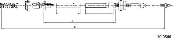 Cabor 10.0866 - Cavo acceleratore autozon.pro