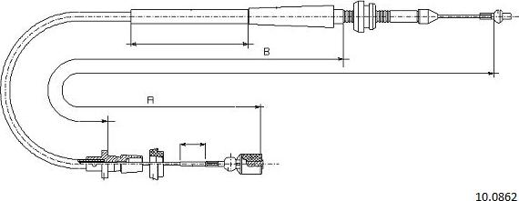 Cabor 10.0862 - Cavo acceleratore autozon.pro