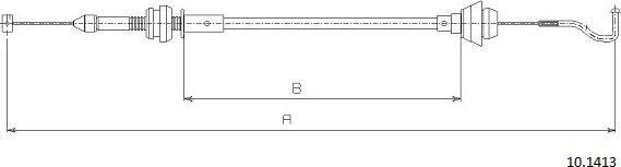 Cabor 10.1413 - Cavo acceleratore autozon.pro