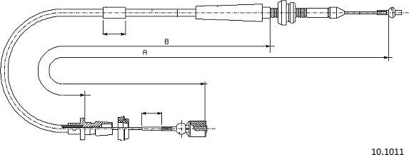 Cabor 10.1011 - Cavo acceleratore autozon.pro