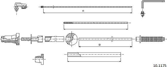 Cabor 10.1175 - Cavo acceleratore autozon.pro