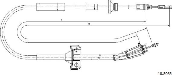Cabor 10.8065 - Cavo comando, Freno stazionamento autozon.pro
