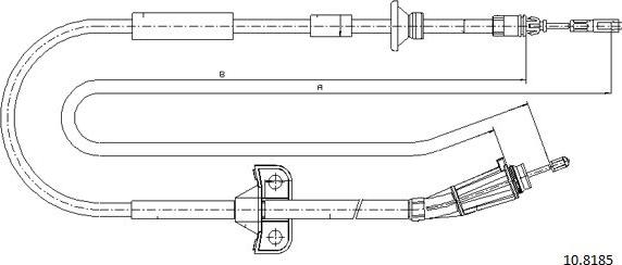 Cabor 10.8185 - Cavo comando, Freno stazionamento autozon.pro