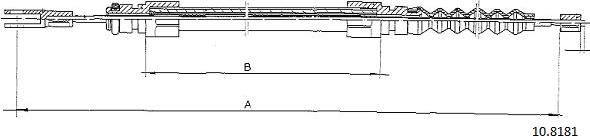 Cabor 10.8181 - Cavo comando, Freno stazionamento autozon.pro