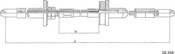 Cabor 10.336 - Cavo comando, Comando frizione autozon.pro