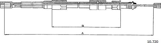 Cabor 10.720 - Cavo comando, Freno stazionamento autozon.pro