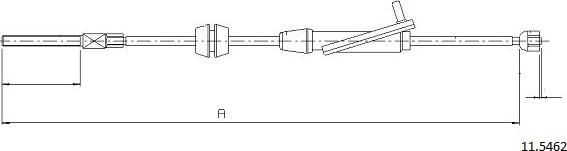 Cabor 11.5462 - Cavo comando, Freno stazionamento autozon.pro