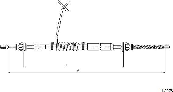 Cabor 11.5573 - Cavo comando, Freno stazionamento autozon.pro