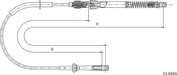 Cabor 11.0161 - Cavo acceleratore autozon.pro