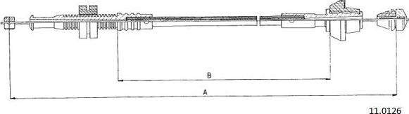 Cabor 11.0126 - Cavo acceleratore autozon.pro