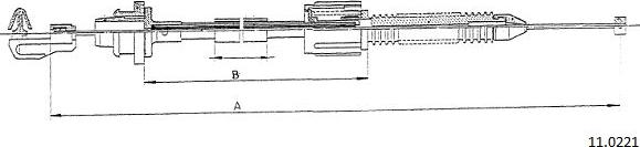 Cabor 11.0221 - Cavo acceleratore autozon.pro