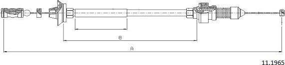 Cabor 11.1965 - Cavo acceleratore autozon.pro