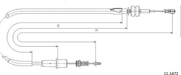 Cabor 11.1472 - Cavo acceleratore autozon.pro