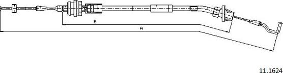 Cabor 11.1624 - Cavo acceleratore autozon.pro