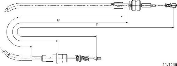 Cabor 11.1246 - Cavo acceleratore autozon.pro