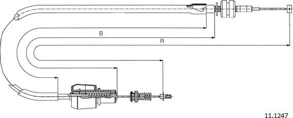 Cabor 11.1247 - Cavo acceleratore autozon.pro