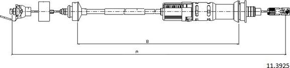 Cabor 11.3925 - Cavo comando, Comando frizione autozon.pro