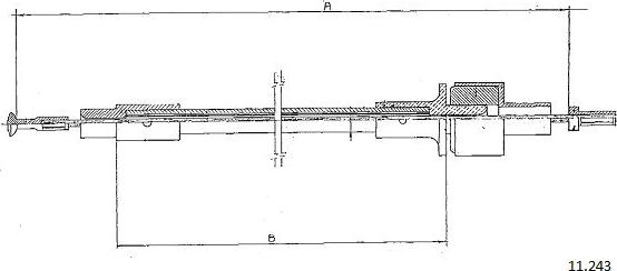 Cabor 11.244 - Cavo comando, Comando frizione autozon.pro