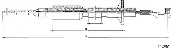 Cabor 11.250 - Cavo comando, Comando frizione autozon.pro