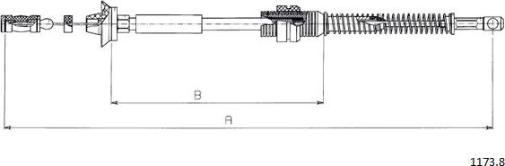 Cabor 1173.8 - Cavo acceleratore autozon.pro