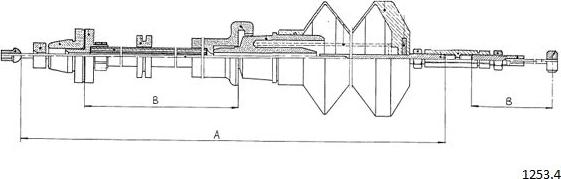Cabor 1253.4 - Cavo acceleratore autozon.pro