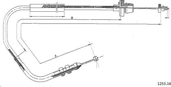 Cabor 1253.16 - Cavo acceleratore autozon.pro