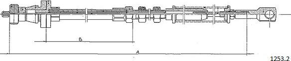 Cabor 1253.2 - Cavo acceleratore autozon.pro