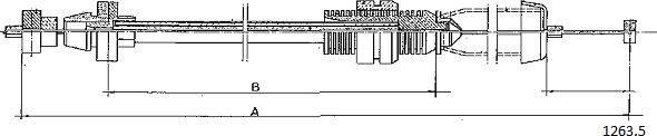 Cabor 1263.5 - Cavo acceleratore autozon.pro