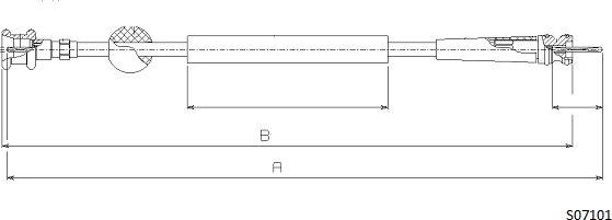 Cabor S07101 - Alberino flessibile tachimetro autozon.pro