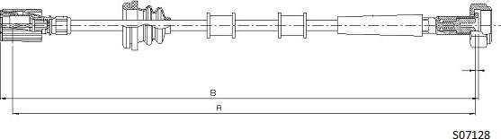 Cabor S07128 - Alberino flessibile tachimetro autozon.pro
