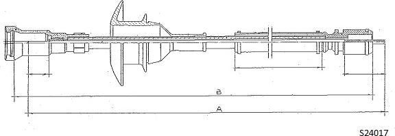 Cabor S24017 - Alberino flessibile tachimetro autozon.pro