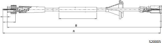 Cabor S20005 - Alberino flessibile tachimetro autozon.pro