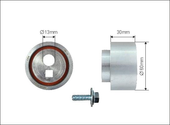 Caffaro 497-97 - Rullo tenditore, Cinghia dentata autozon.pro