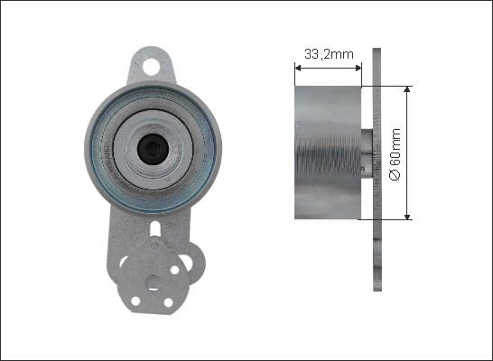 Caffaro 500445 - Tendicinghia, Cinghia dentata autozon.pro