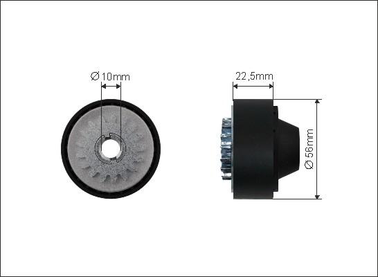 Caffaro 500032 - Galoppino / Guidacinghia, Cinghia Poly-V autozon.pro