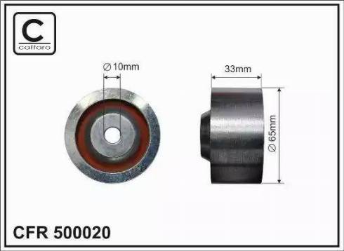 Caffaro 500020 - Galoppino / Guidacinghia, Cinghia dentata autozon.pro