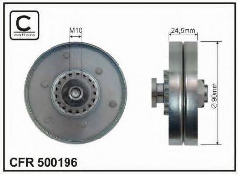 Caffaro 500196 - Galoppino / Guidacinghia, Cinghia Poly-V autozon.pro