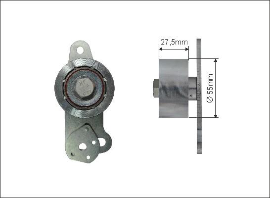 Caffaro 500140 - Tendicinghia, Cinghia dentata autozon.pro