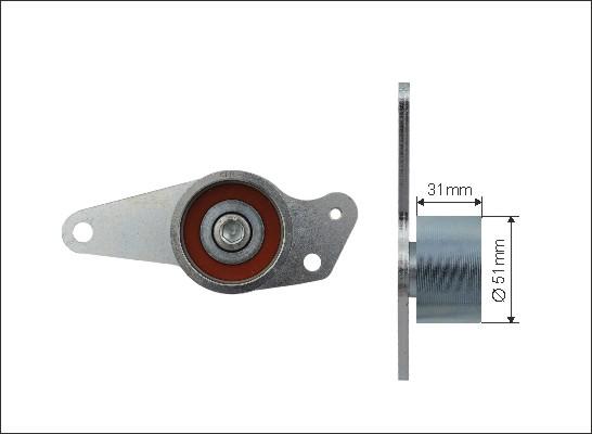 Caffaro 149-00 - Tendicinghia, Cinghia dentata autozon.pro