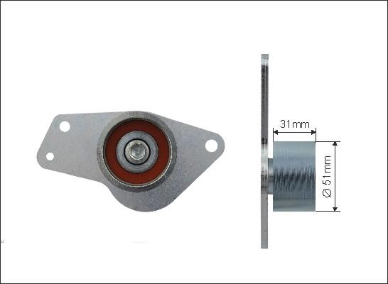 Caffaro 150-00 - Tendicinghia, Cinghia dentata autozon.pro