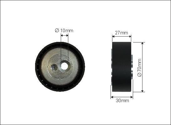 Caffaro 354-122 - Galoppino / Guidacinghia, Cinghia Poly-V autozon.pro