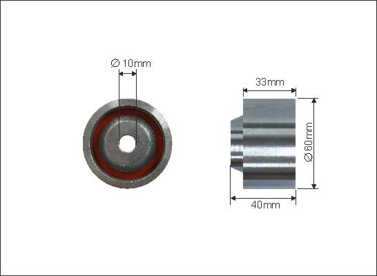 Caffaro 373-131 - Galoppino / Guidacinghia, Cinghia dentata autozon.pro