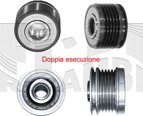 Caliber 57862 - Puleggia cinghia, Alternatore autozon.pro