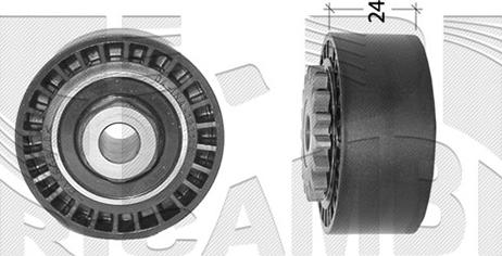 Caliber 66663 - Galoppino / Guidacinghia, Cinghia Poly-V autozon.pro