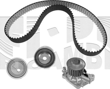 Caliber 0407KMW - Pompa acqua + Kit cinghie dentate autozon.pro