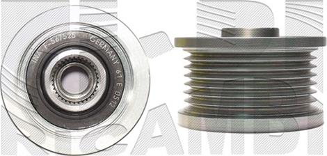 Caliber 87974 - Puleggia cinghia, Alternatore autozon.pro