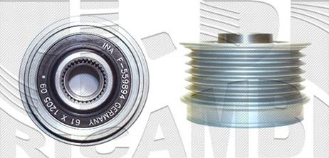 Caliber 87976 - Puleggia cinghia, Alternatore autozon.pro