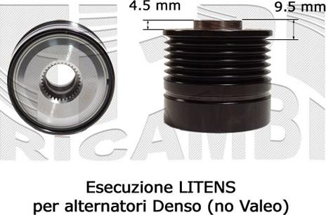 Caliber 87882 - Puleggia cinghia, Alternatore autozon.pro